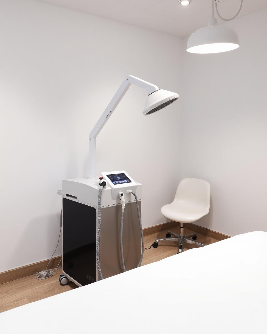 Laser hair removal room at The Beauty Concept